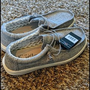 Men's hey dude wally linen size 11